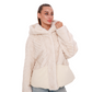Montana Eco-Fur Down Fill Coat in Ivory