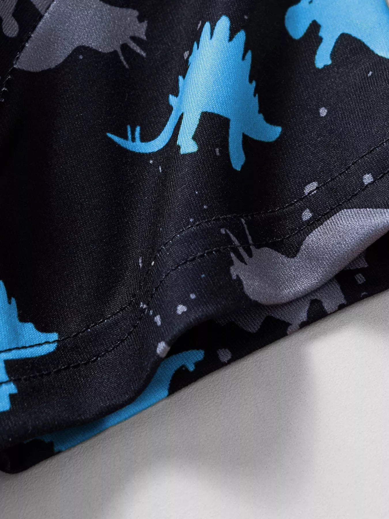 Children's Dinosaur Print Top and Shorts Casual Set - Farnelli