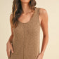 MABLE Sleeveless Knit Crop Jumpsuit with Pockets - Farnelli
