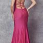 Juliet 276 Stone Accented Long Mermaid Gown