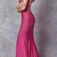 Juliet 276 Stone Accented Long Mermaid Gown