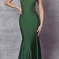Juliet 276 Stone Accented Long Mermaid Gown