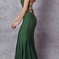 Juliet 276 Stone Accented Long Mermaid Gown