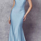 Juliet 276 Stone Accented Long Mermaid Gown