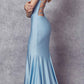 Juliet 276 Stone Accented Long Mermaid Gown