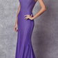 Juliet 276 Stone Accented Long Mermaid Gown