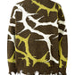 Men's Abstract Pattern Distressed Hem Sweater - Farnelli