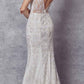Juliet 277 Fancy Glitter Design Tulle Mermaid Dress