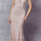 Juliet 277 Fancy Glitter Design Tulle Mermaid Dress