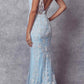 Juliet 277 Fancy Glitter Design Tulle Mermaid Dress