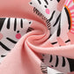 Children's Zebra Print Round Neck Top and Shorts Set - Farnelli