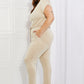 Culture Code Comfy Days Full Size Boat Neck Jumpsuit - Farnelli