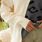 BiBi Cable-Knit Color Block One Shoulder Asymmetrical Sweater - Farnelli