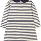 Children's Embroidered Striped Long Sleeve Dress - Farnelli