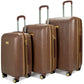 Snakeskin 3 Piece Expandable Classy Luggage Set-0