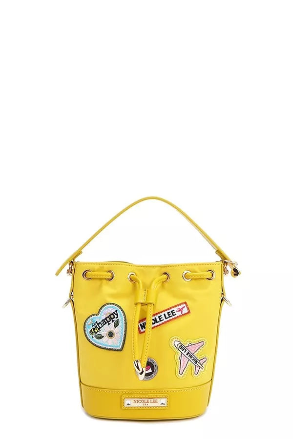 Nicole Lee USA Color Patch Bucket Bag - Farnelli