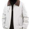 Men's Corduroy Collar Casual Jacket - White