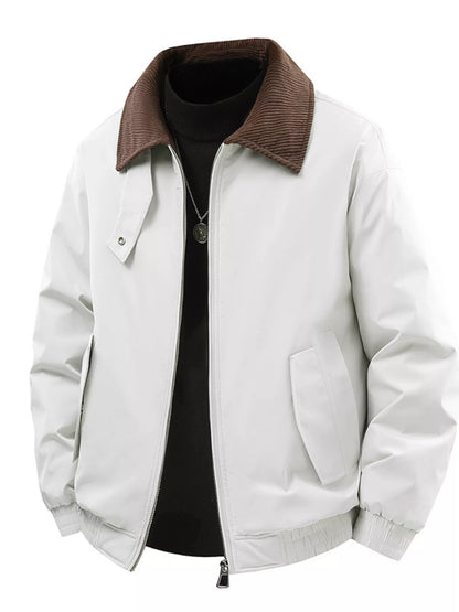 Men's Corduroy Collar Casual Jacket - Farnelli