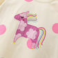 Children's Unicorn Polka Dot Top and Pants Pajama Set - Farnelli