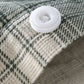 Men's Plus Size Plaid Button Up Long Sleeve Shirt - Farnelli