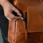 Wilson Tan Leather Crossbody Bag