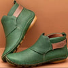 PU Leather Ankle Boots - Green