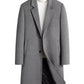 Men's Plus Size Classic Button Up Overcoat - Farnelli
