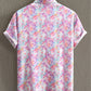 Men's Printed Short Sleeve Casual Shirt - Farnelli