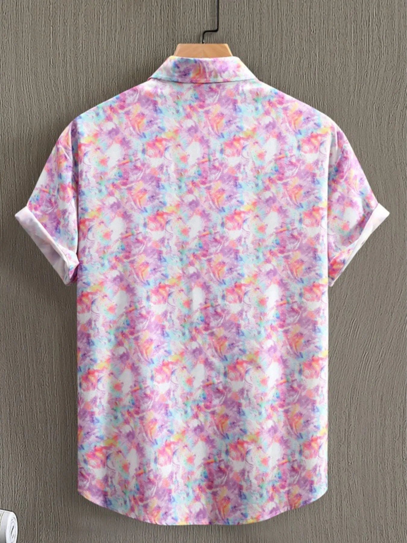 Men's Printed Short Sleeve Casual Shirt - Farnelli