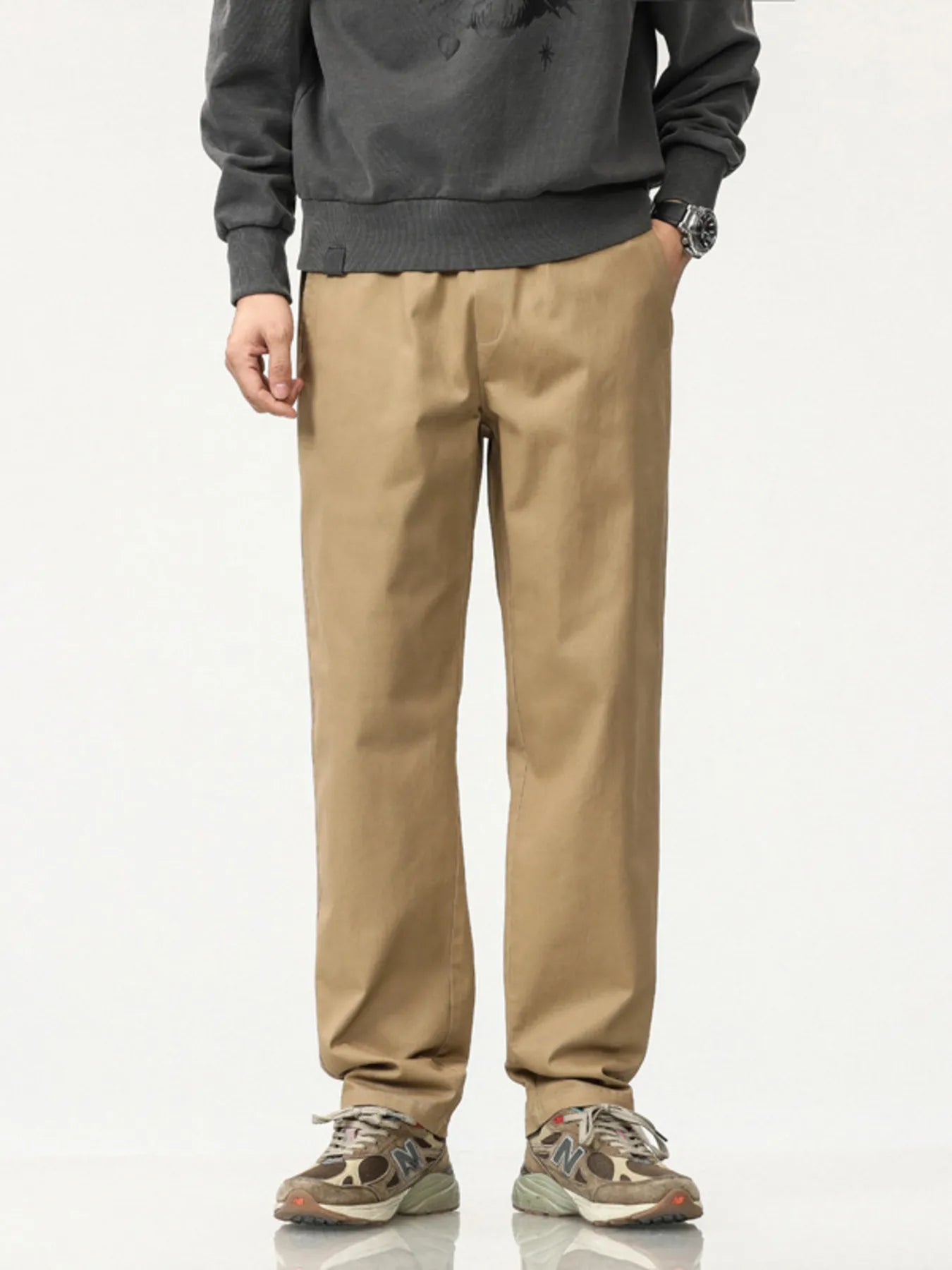 Men's Plus Size Relaxed Fit Casual Pants - Farnelli