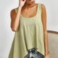 BiBi High and Low Flare Knit Tank Top - Farnelli
