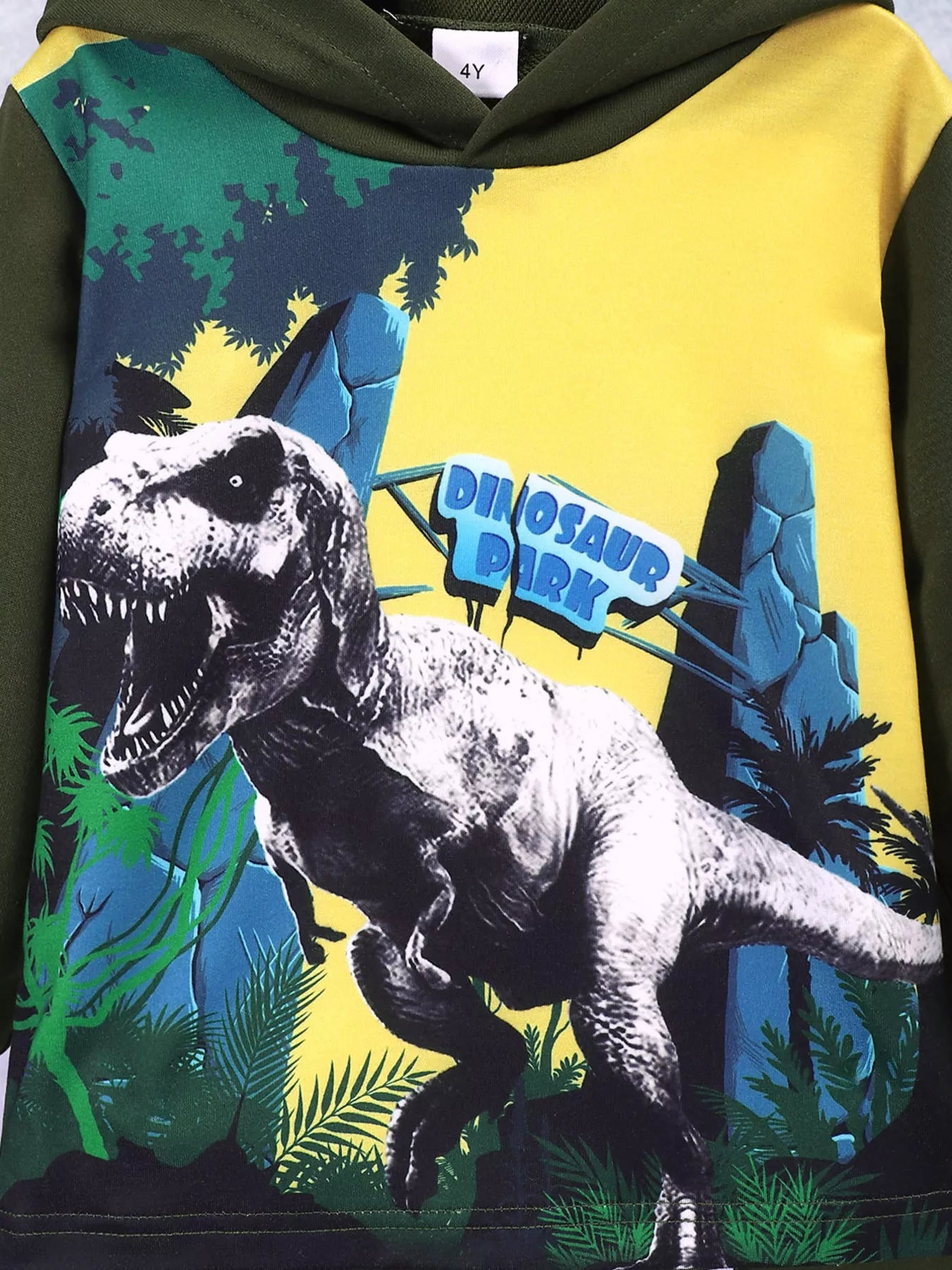 Children's Dinosaur Park Hoodie and Pants Set - Farnelli