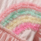 Children's Rainbow Applique Tulle Dress - Farnelli