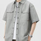 Men's Button Up Short Sleeve Shirt - Farnelli