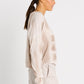Pima Cotton Paintbrush Sweater - White/Putty
