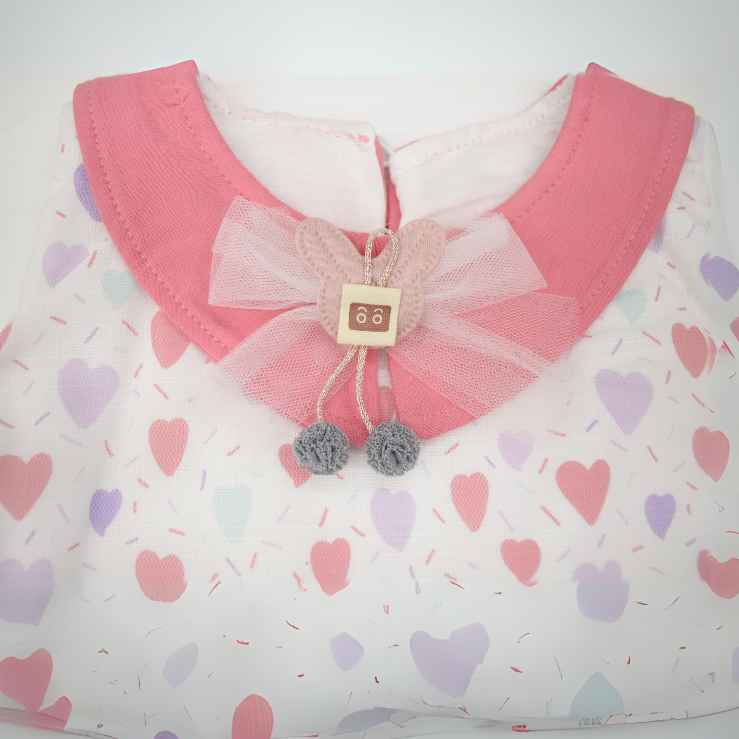Colored Hearts Girls Casual Set-2