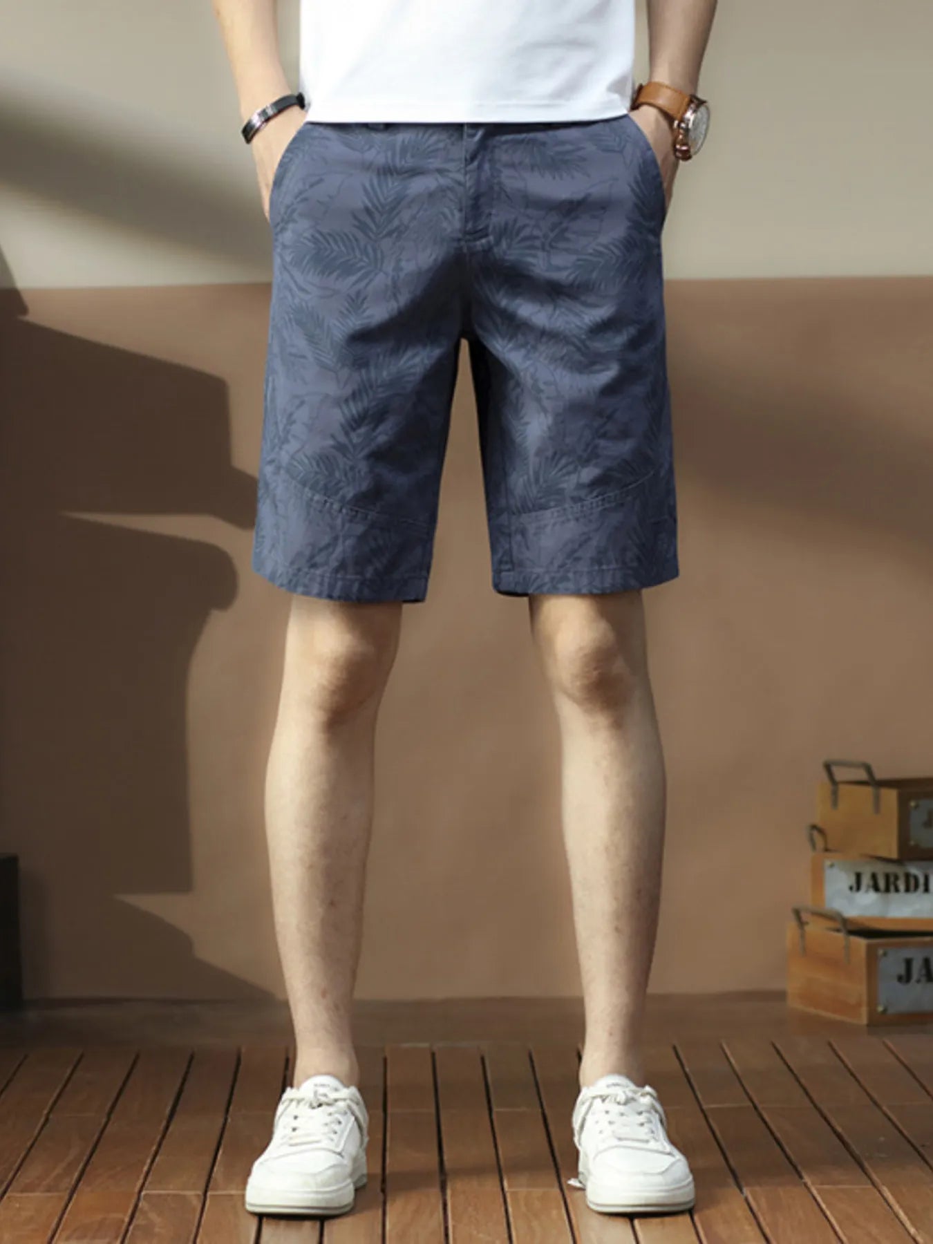 Men's Printed Loose Fit Shorts - Farnelli