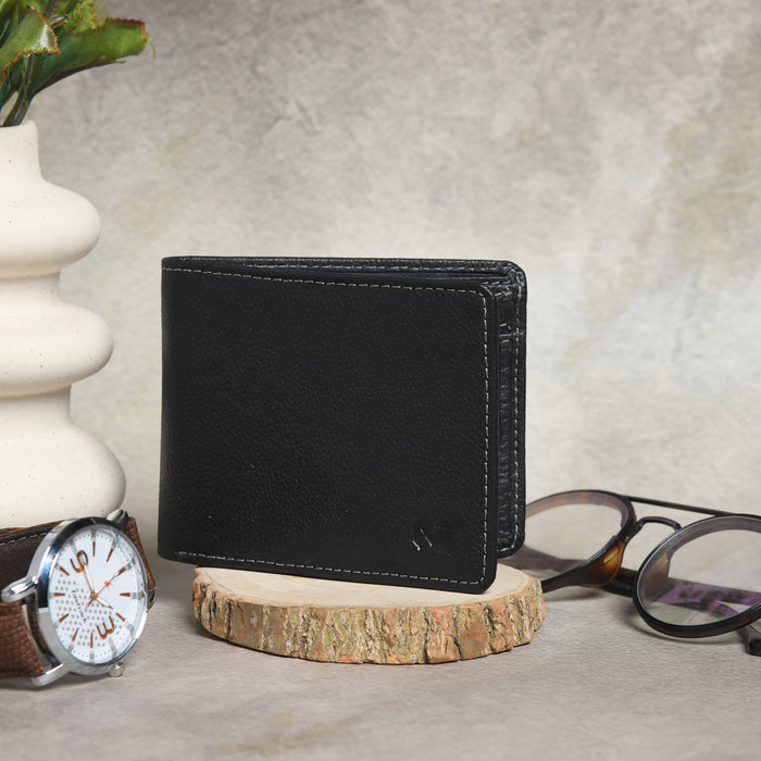 Classic Black Leather Wallet