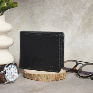 Classic Black Leather Wallet