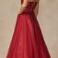 Juliet 295 Floor Length Leaf Lace Gown Corset Bodice Prom Gown
