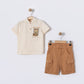 Casual Caleb Polo & Shorts Set-2