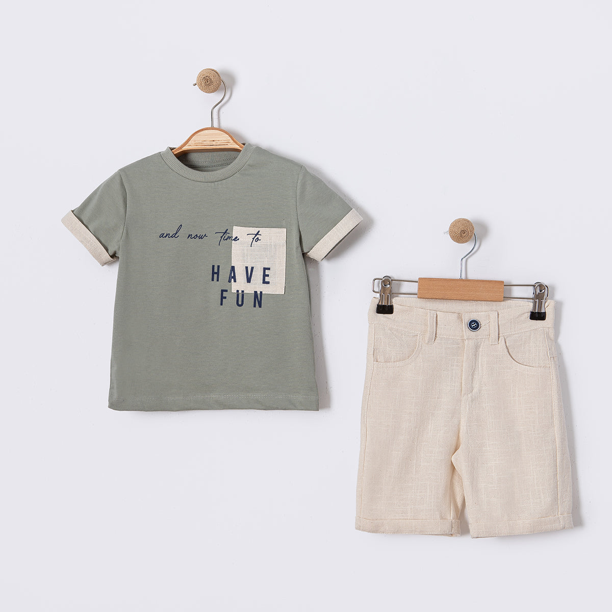 Trendy Tyler Boys Shorts Set-2