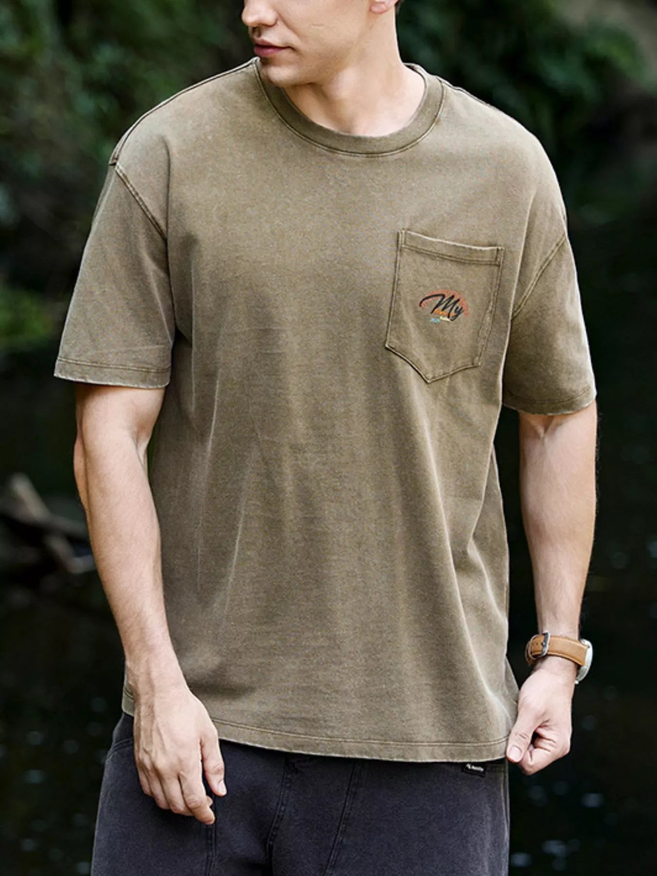 Men's Plus Size Outdoor Fishing Graphic Relaxed Fit T-Shirt - Farnelli