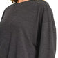 Zenana Slub Long Sleeve Top and Shorts Set - Farnelli