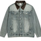 Men's Button Up Long Sleeve Denim Jacket - Farnelli