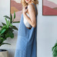 Heimish Full Size Ribbed Sleeveless Mini Tank Dress Plus Size - Farnelli