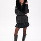 Amanda Genuine Fur Trim Down Fill Coat