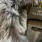 Roma Genuine Silver Fox Fur Rabbit Fur Insulated Parka in Red