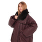 Eloise Genuine Fox Fur Down Coat