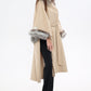 Saga®Furs Silver Fox Wool Cashmere Coat